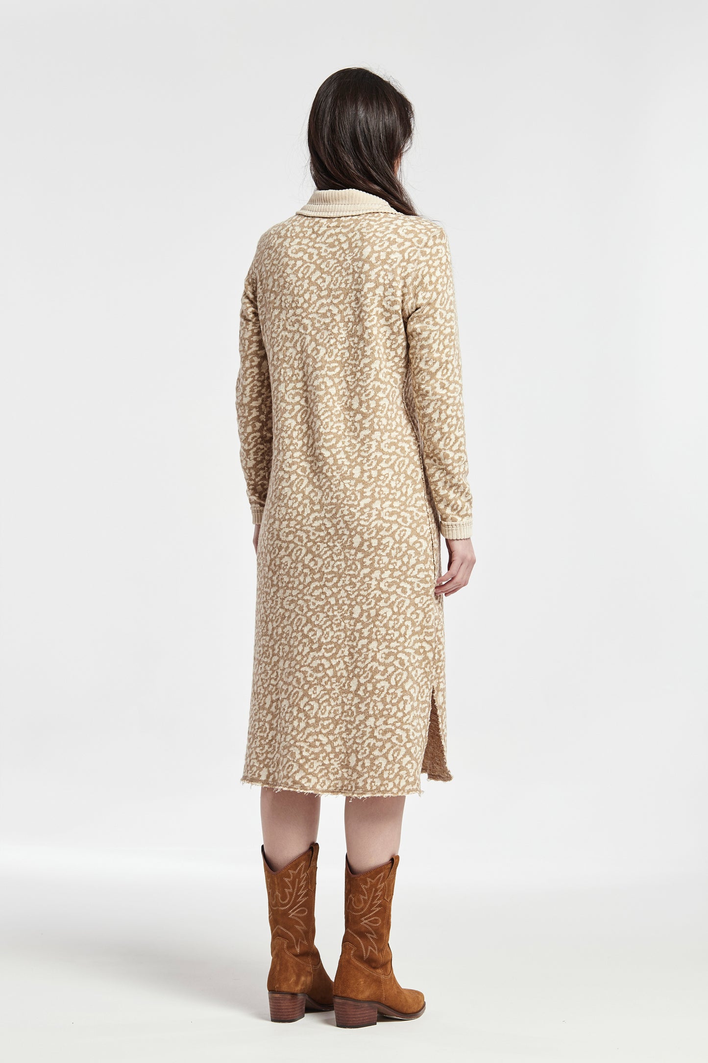 VESTIDO REVERSIBLE FONSO PUNTO JAQUARD