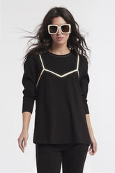 Camiseta Intarsia Punto Roma Ligero