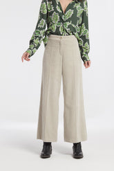 Sinka Wijde Broek van Katoenen Corduroy