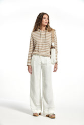 Cahes Viscose Linnen Broek