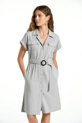 Vestido Hanoy Viscosa Lino