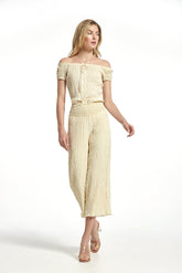 Top Paca Voile Con Lineas De Gomas