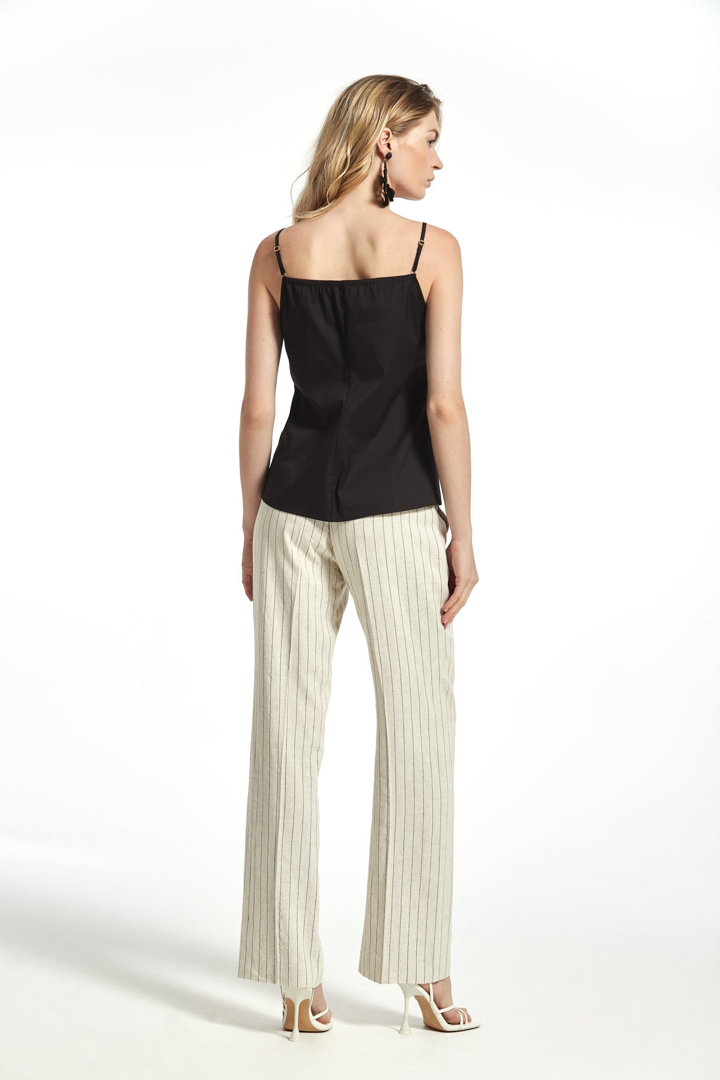 PANTALÓN RECTO TWAN LINO RAYA DIPLOMATICA