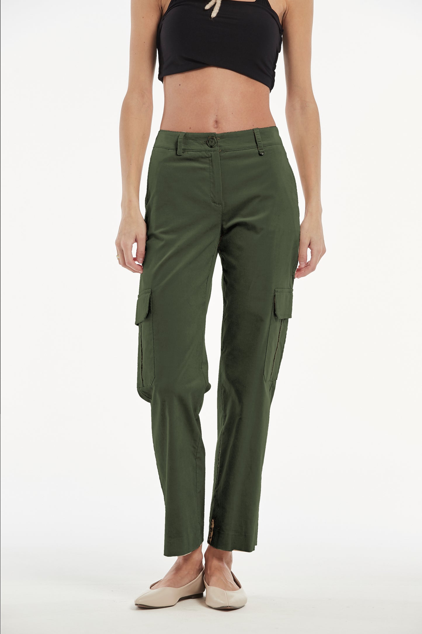 STRETCH COTTON ANDREU TROUSERS