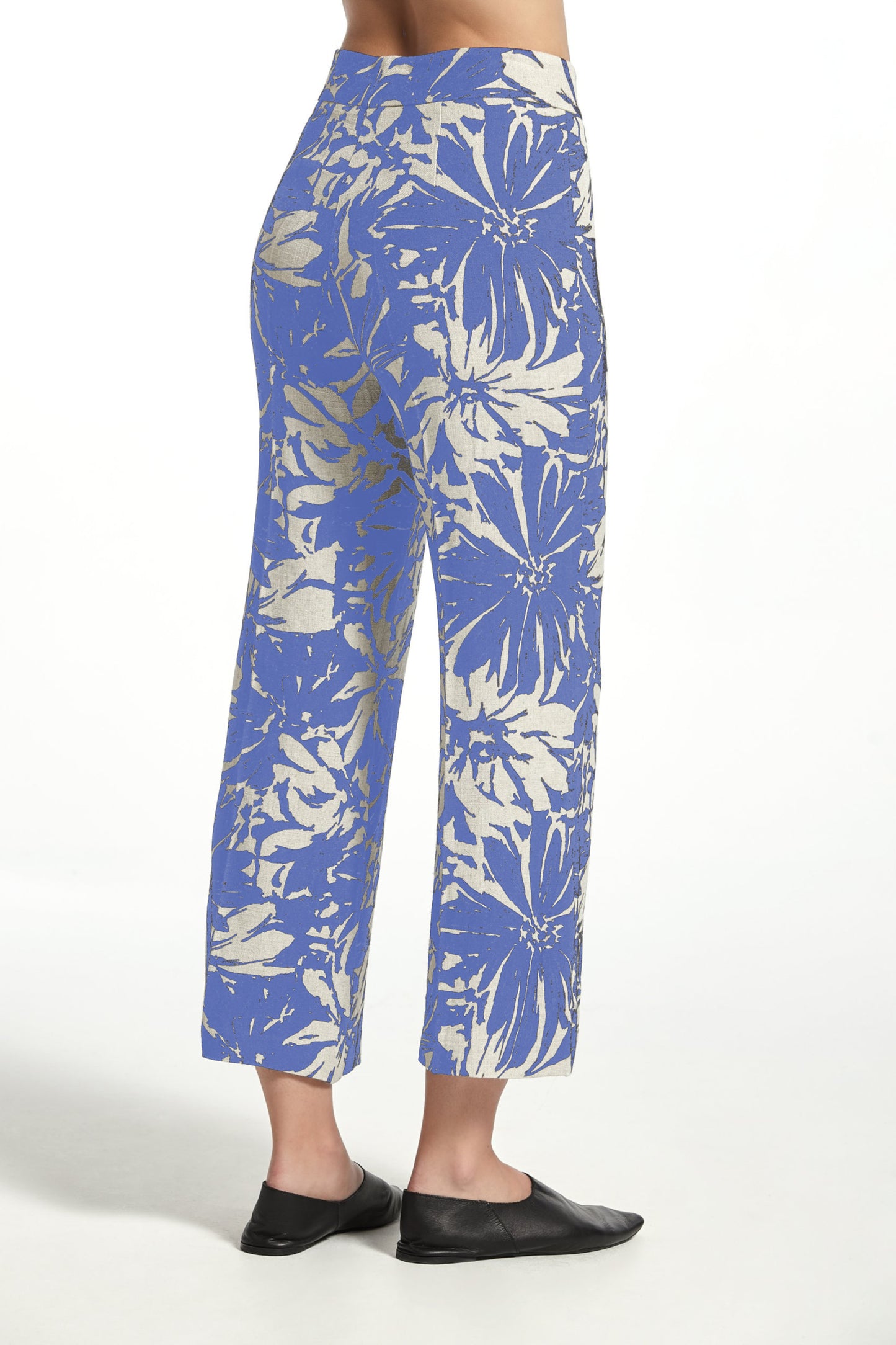 PRINT RUSTIC LINEN SINKA TROUSERS