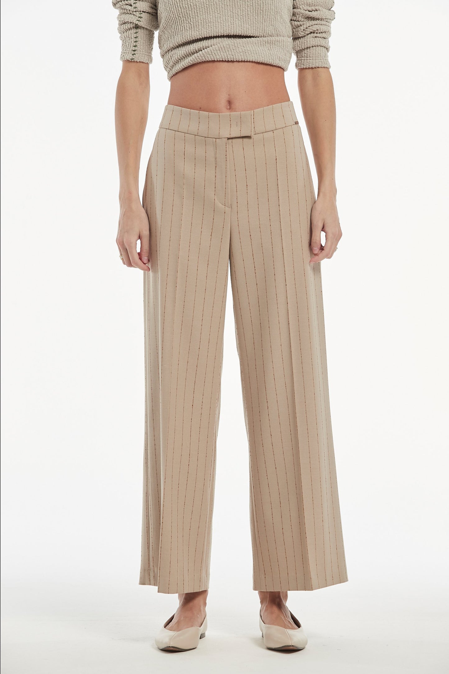PANTALÓN LUANDA RAYA DIPLOMATICA DESIGUAL