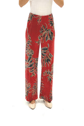 Million Velvet Bedrukte Broek