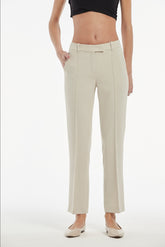 Omer Flat Crepe Dubbele Broek