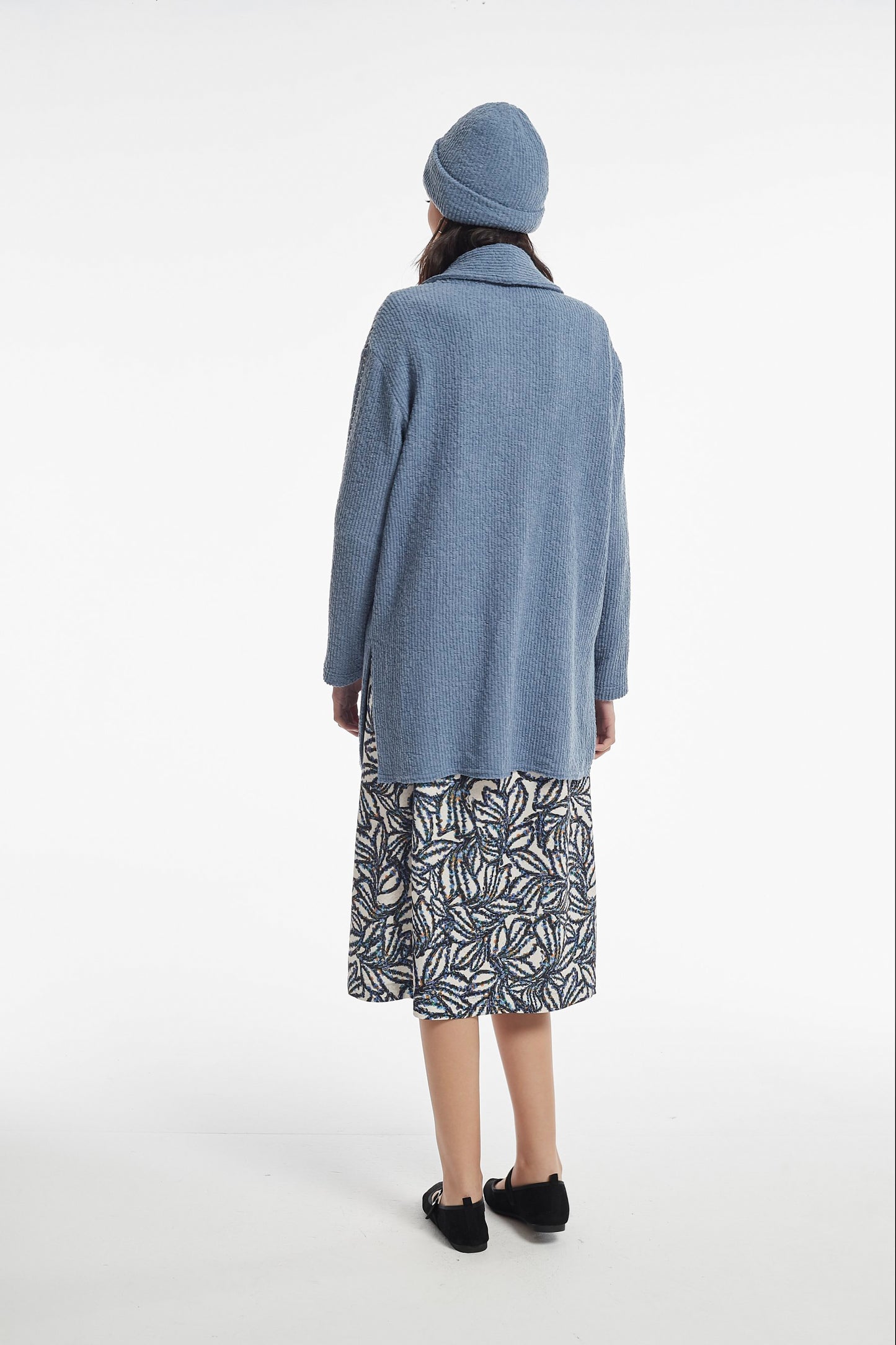 CORDUROY EFFECT KNIT LISMO JACKET