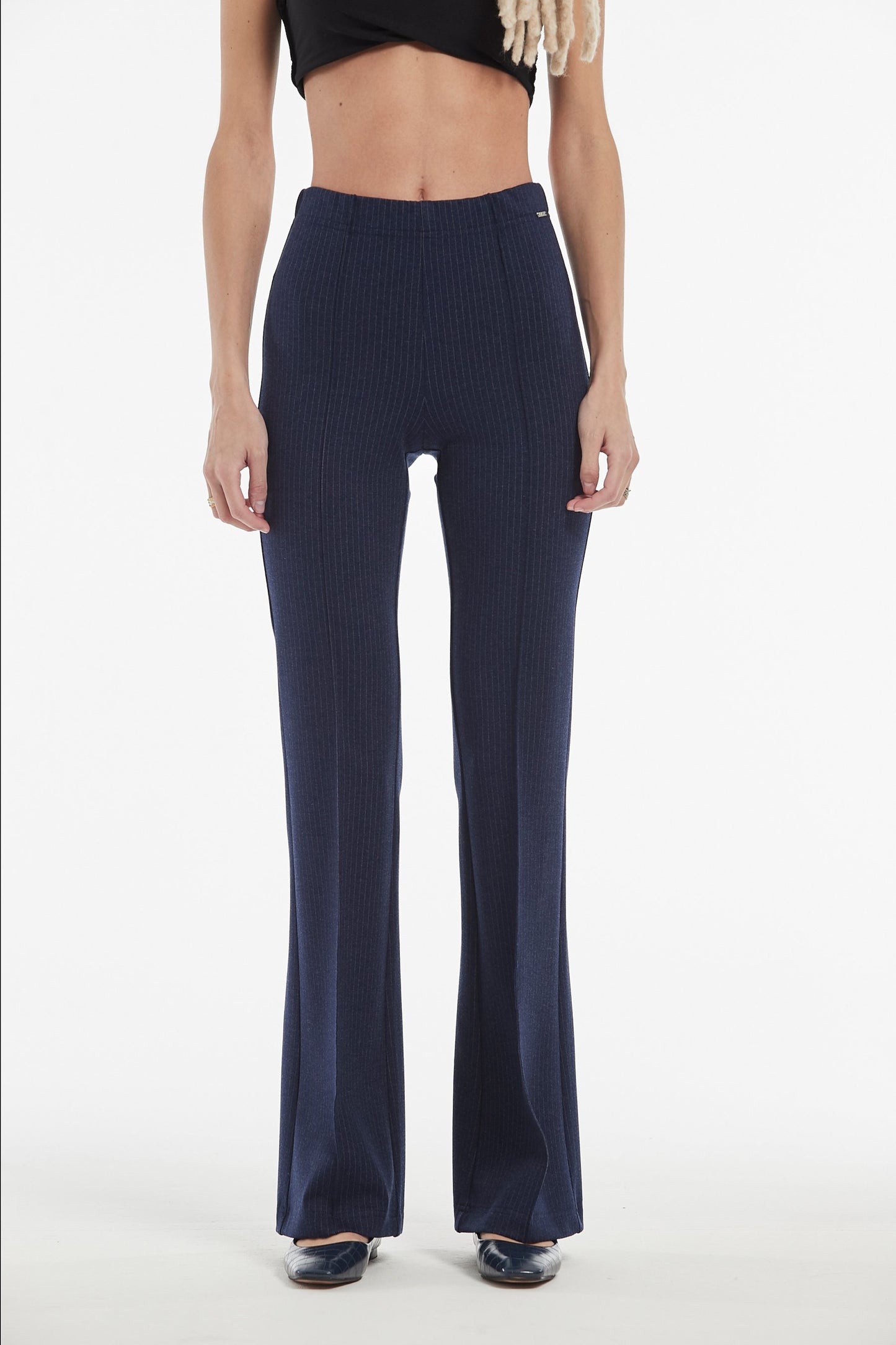 ROME KNIT STRIPES VOMIL TROUSERS