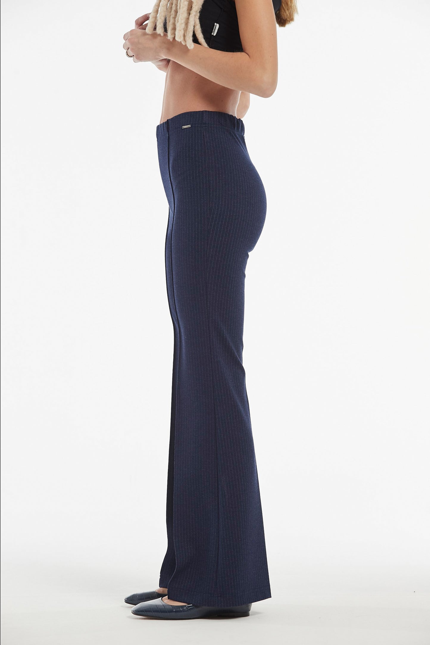 ROME KNIT STRIPES VOMIL TROUSERS