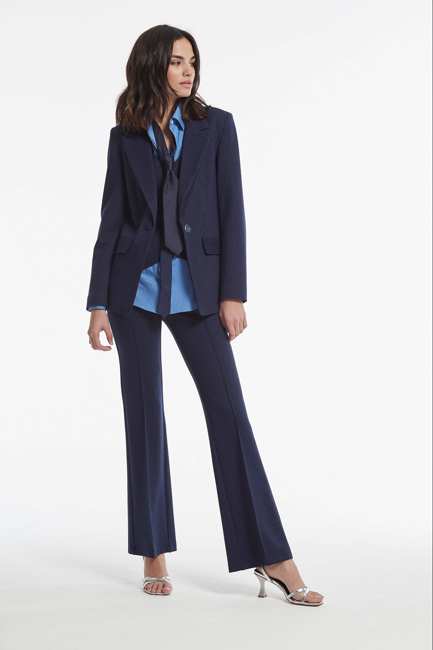 ROME KNIT STRIPES VOMIL TROUSERS