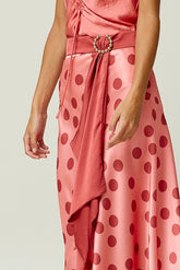 Cinturón Drapeado Satén