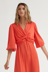 Top Cruzado Satén Lavado