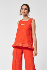 Top Carau Jacquard Doble Textura