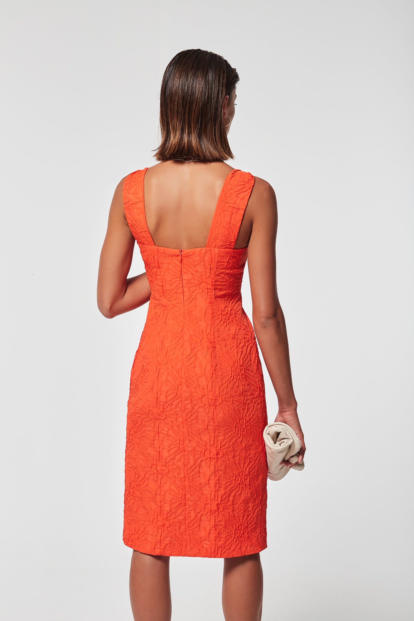 VESTIDO GAMEY JACQUARD DOBLE TEXTURA
