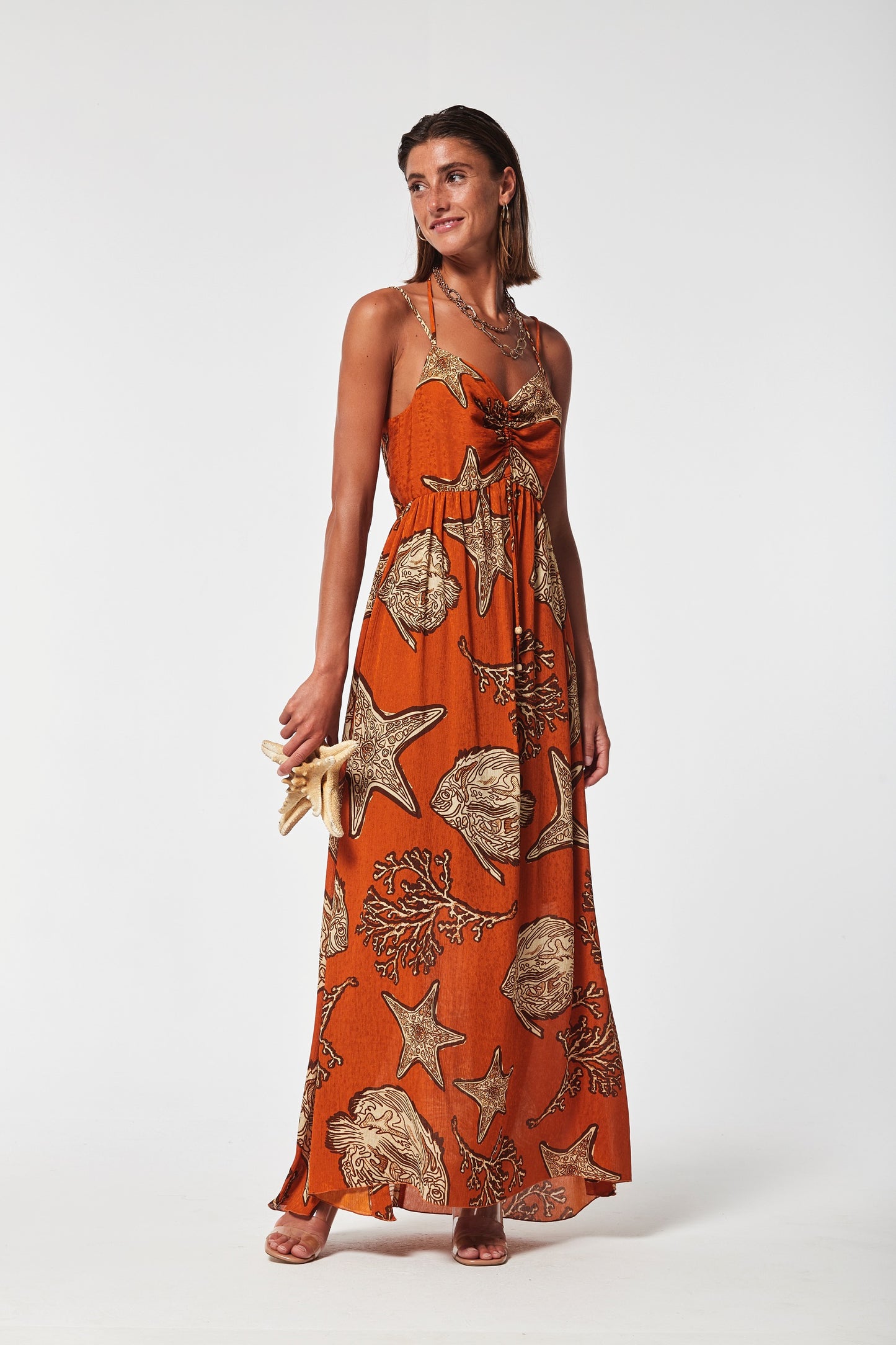 VESTIDO BACIL JACQUARD DE BAMBULA