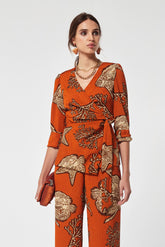 Top Enola Jacquard De Bambula