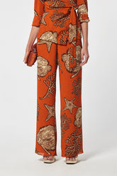 Iwira Jacquard Bambula-broek