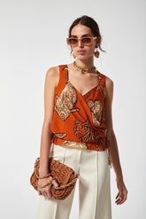 Top Lizaro Jacquard De Bambula