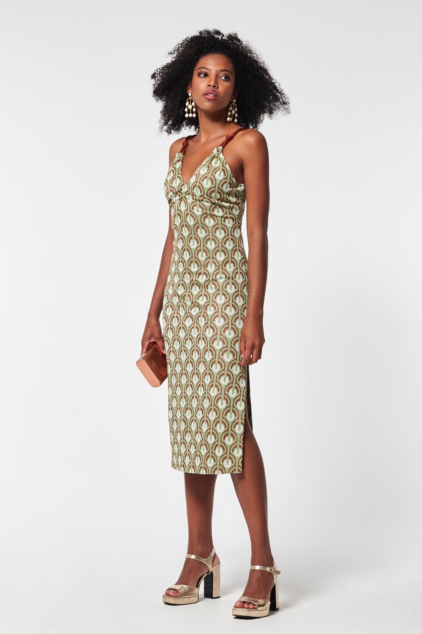 VESTIDO VEIDA PUNTO DE LUREX