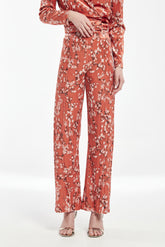 Million Velvet bedrukte joggingbroek met wijde pijpen