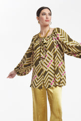 Blusa Lazo Viscosa Estampada