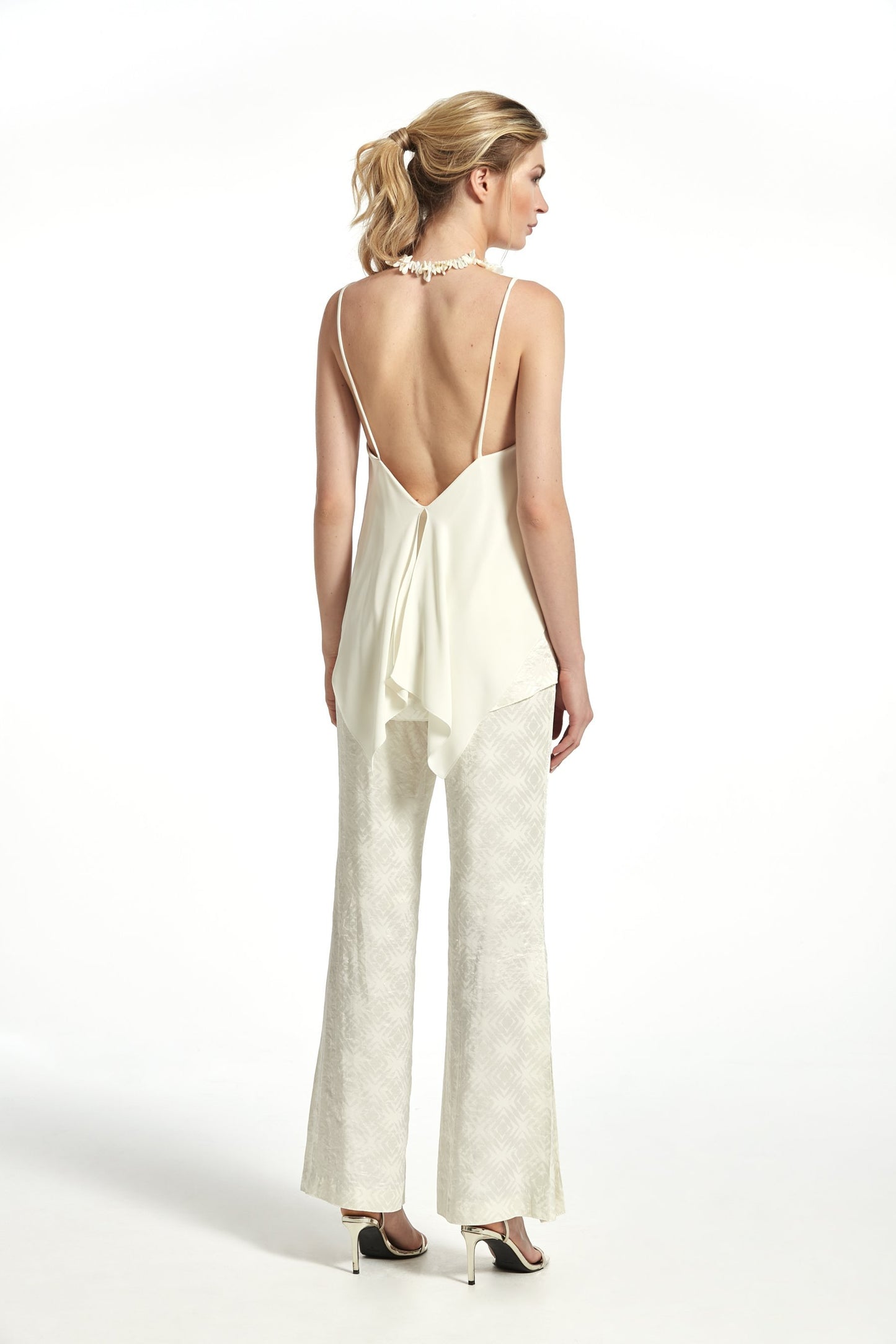 GEOMETRIC JACQUARD ALOFI TOP