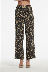 Ecovero Printed Jacquard Fazant Broek