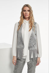 Chaleco Venal Jacquard Lurex