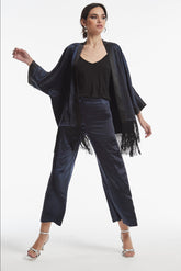 Chaqueta Curuk Saten Estampado