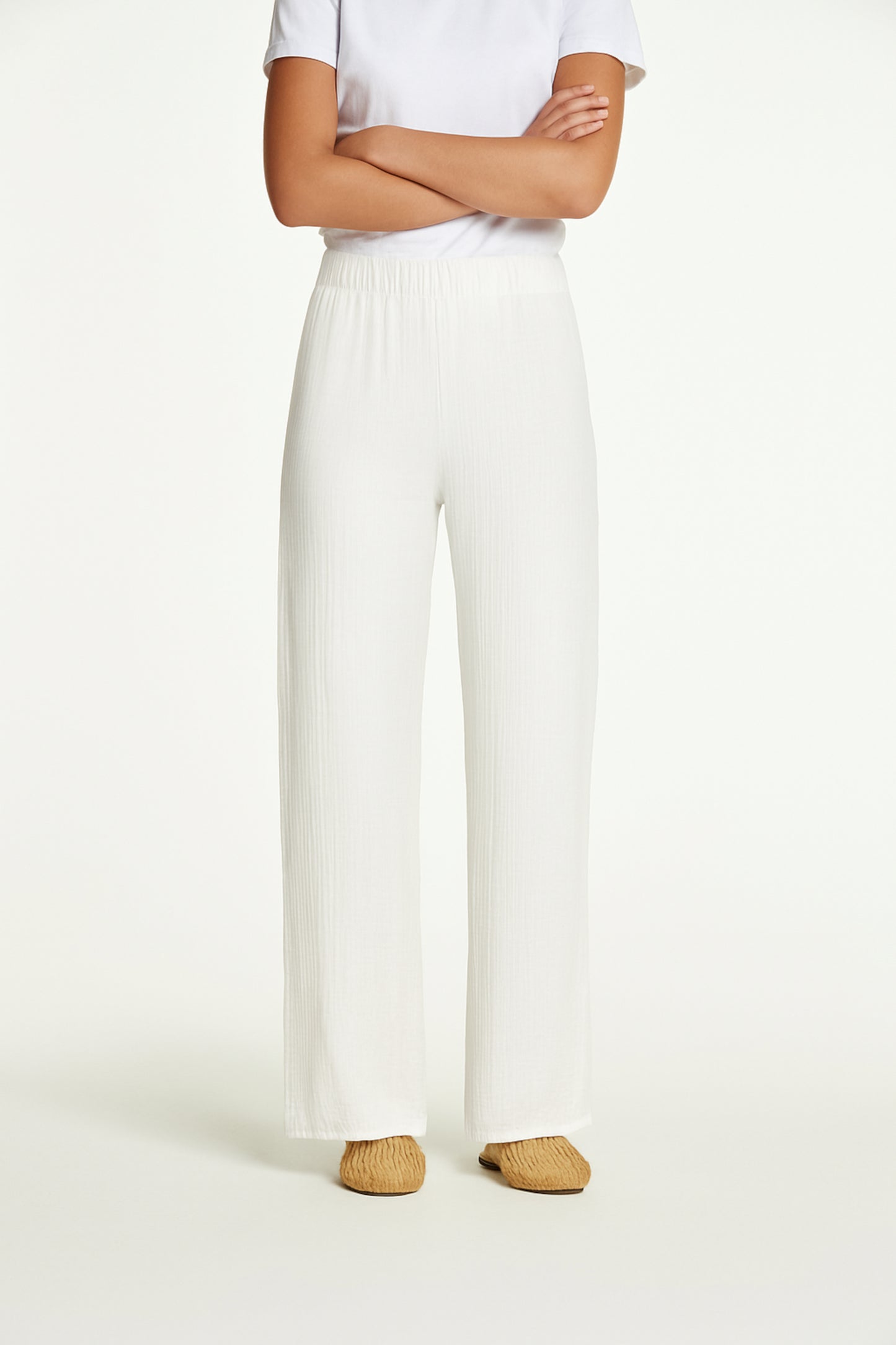 PANTALÓN IWIRA REJILLA DE LINO