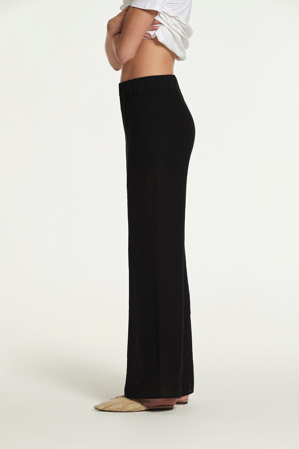 PANTALÓN IWIRA REJILLA DE LINO