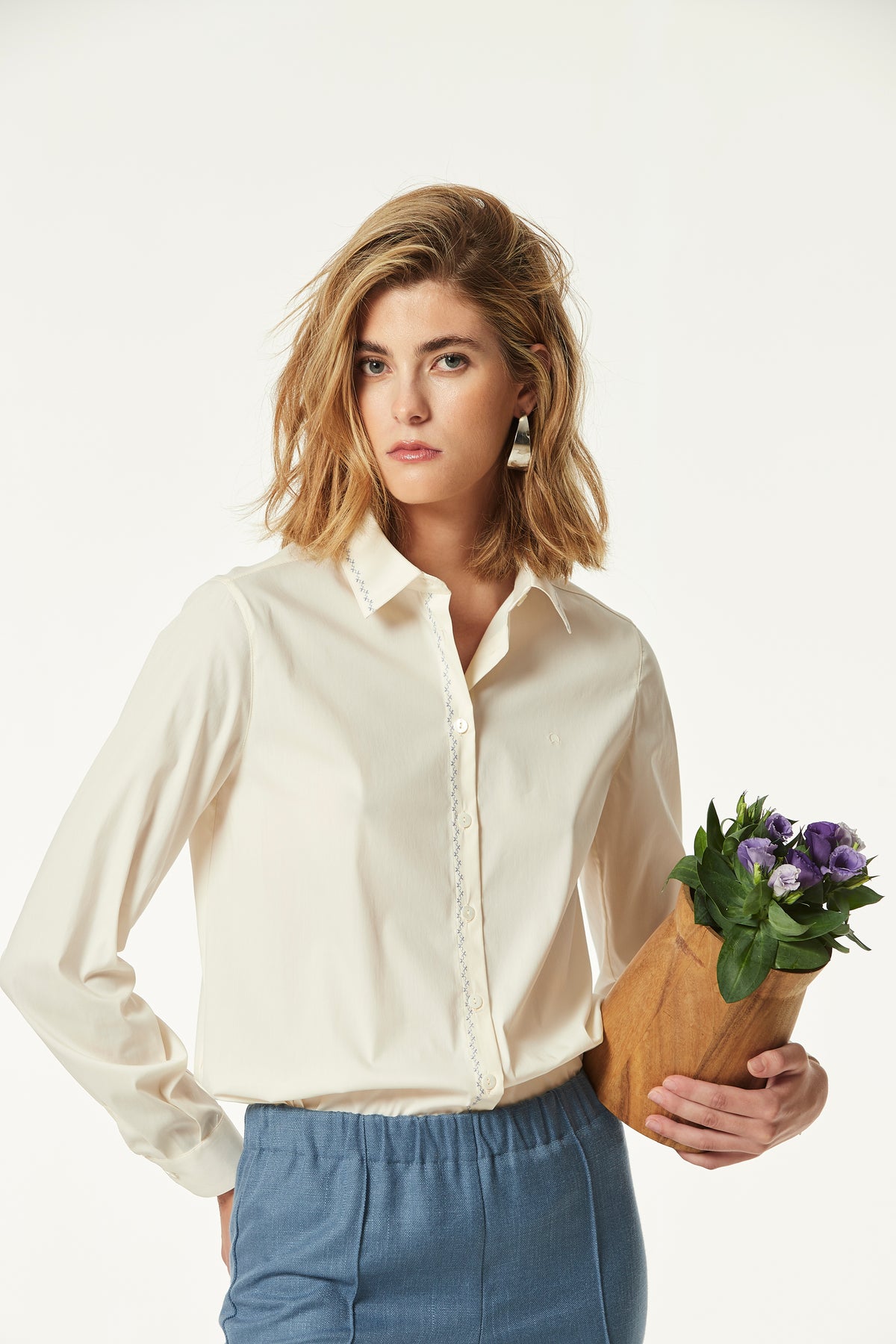 CAMISA LELOS POPELIN STRETCH
