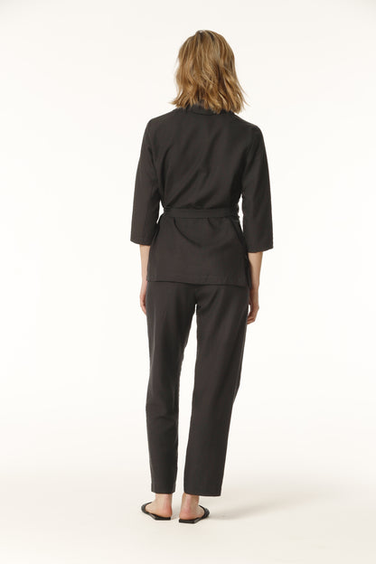 LINEN VISCOSE ANSEA JACKET