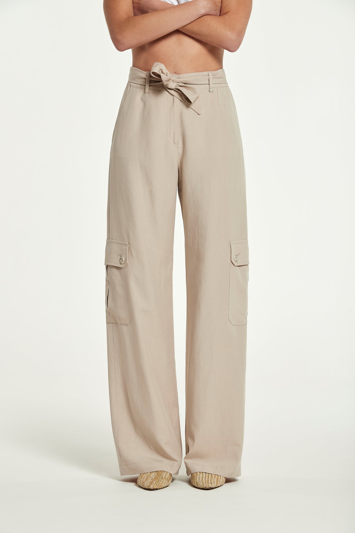 PALAU VISCOSE LINNEN BROEK