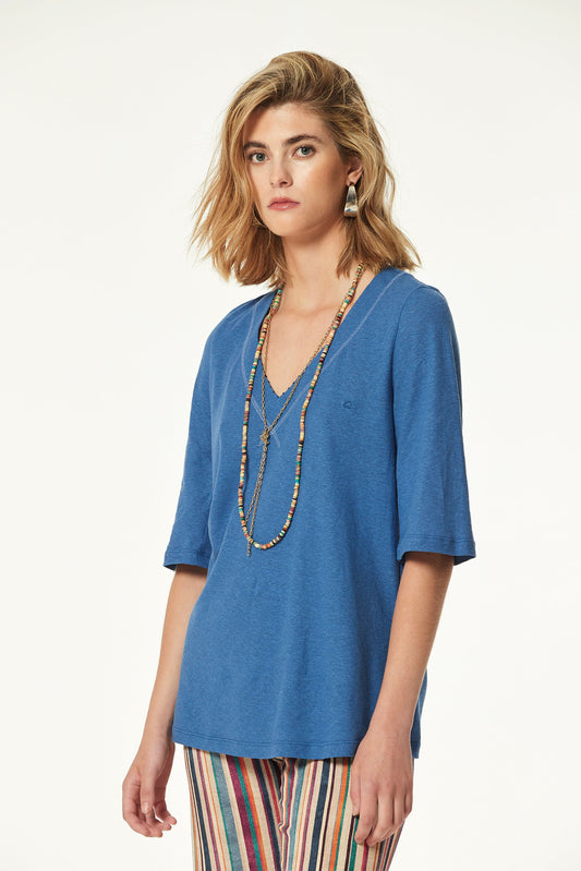 LINEN KNIT MADIS TOPS & TEES