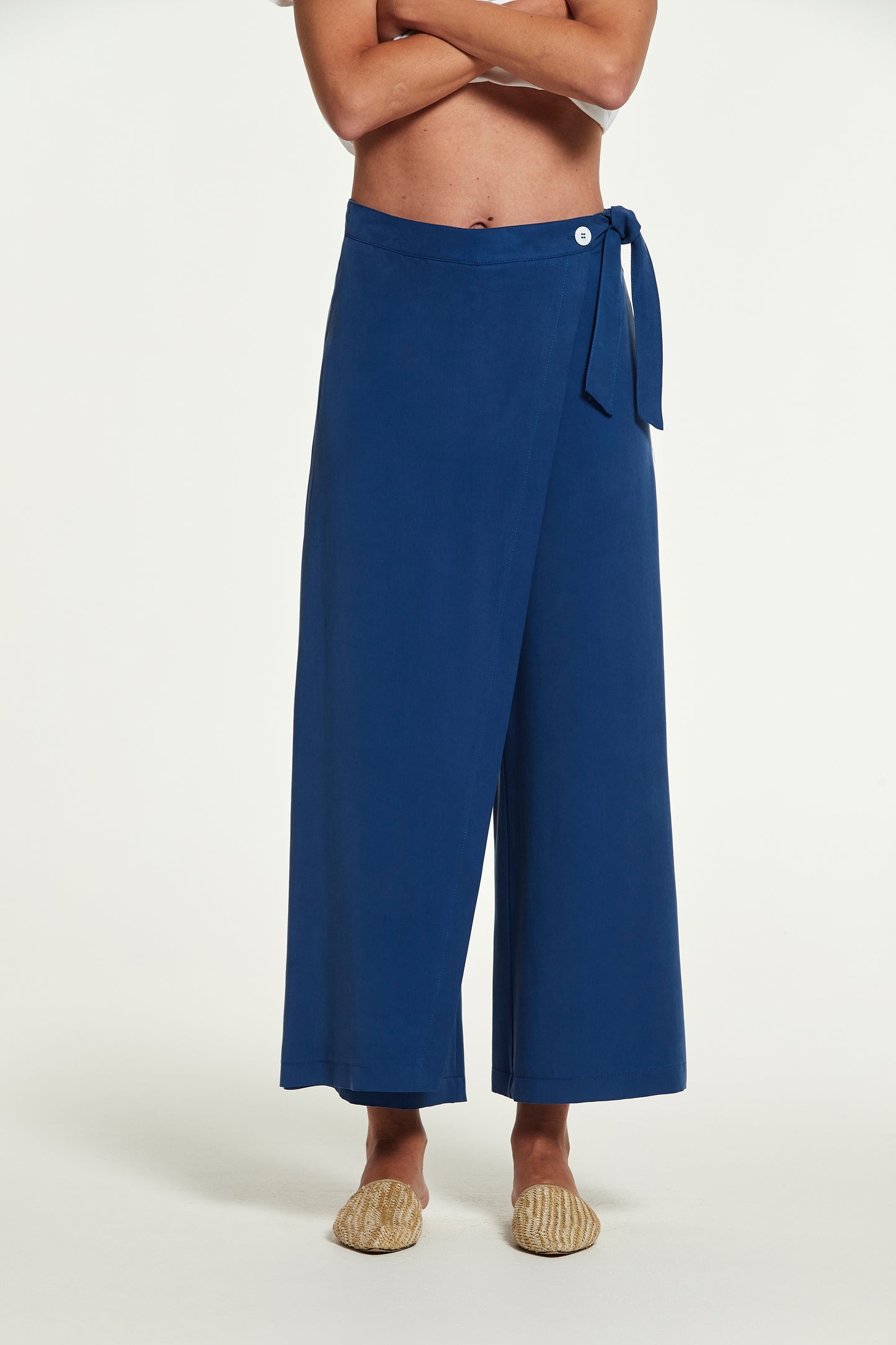 TWILL WASHED BILGE TROUSERS
