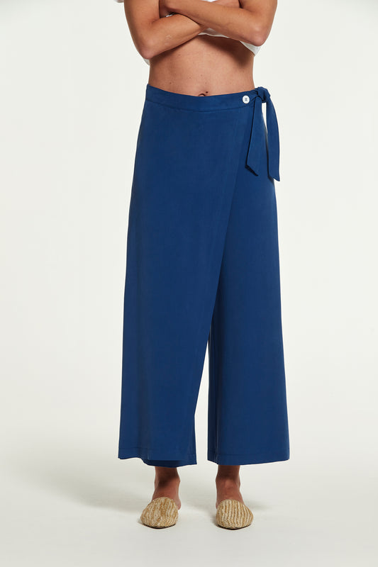 TWILL WASHED BILGE TROUSERS