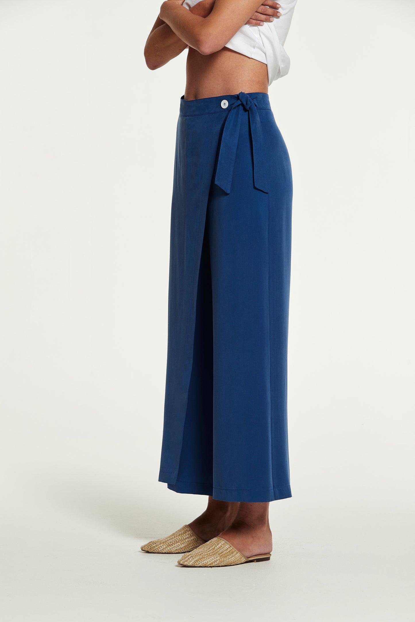 TWILL WASHED BILGE TROUSERS