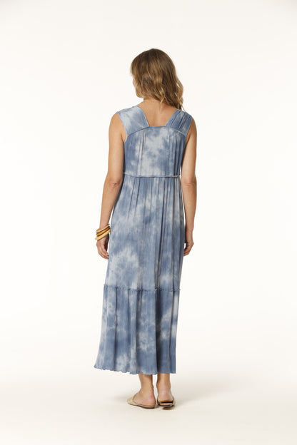 VESTIDO OLALI CRESPON TIE DYE