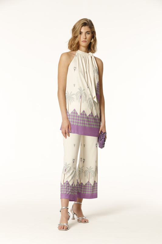 GRECA PRINTED KNIT MARTINA9 TOP