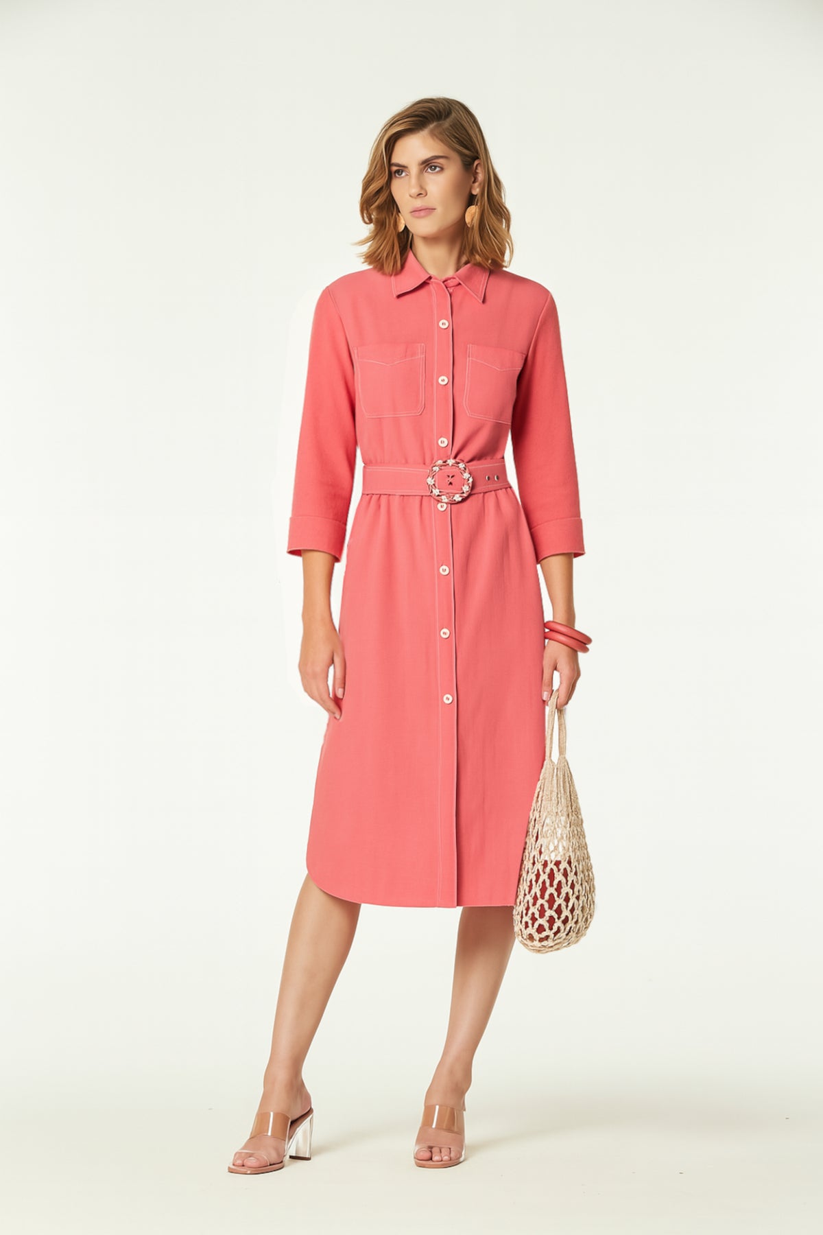 Citron97 Linen Viscose Dress