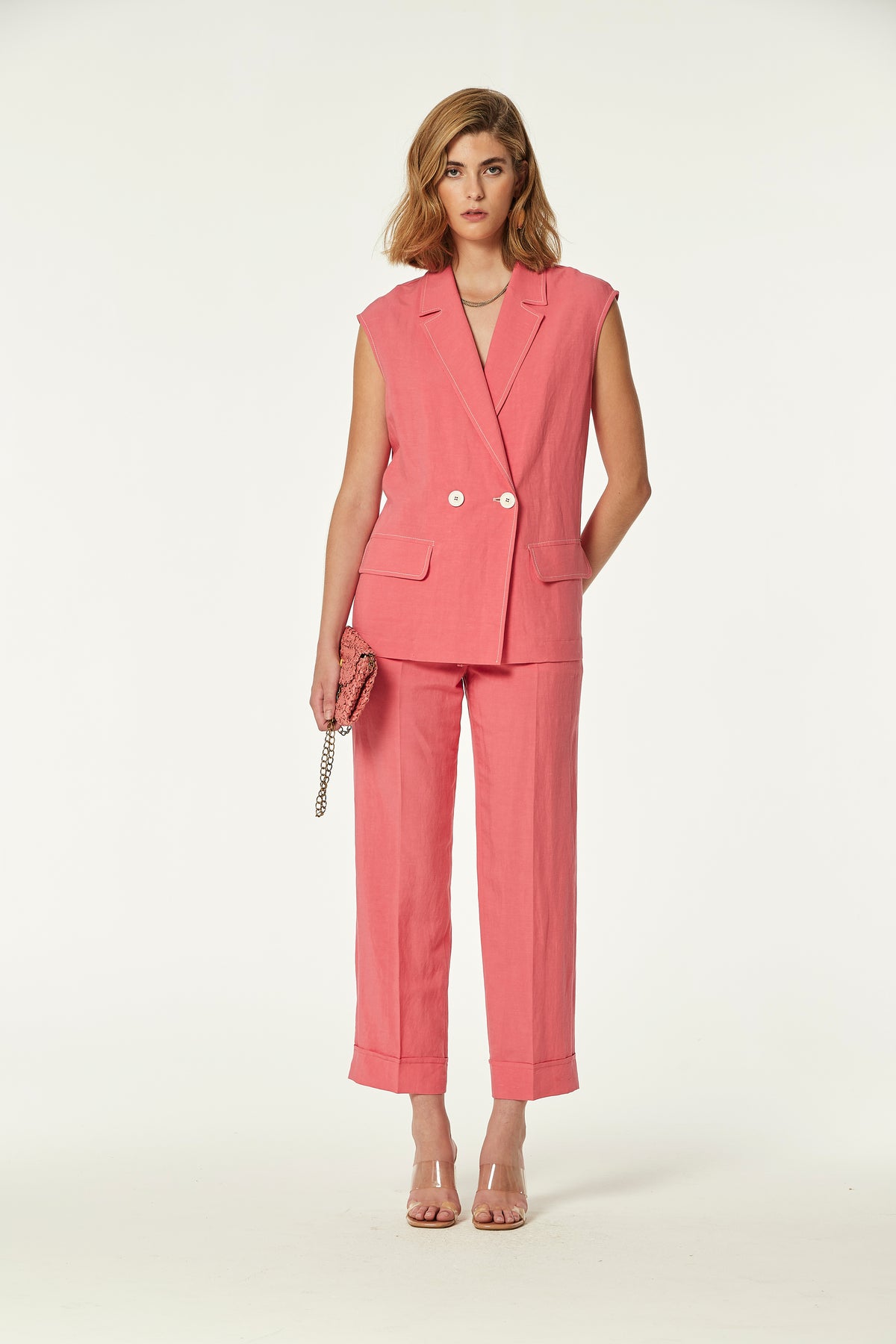 CHAQUETA PLANTA LINO VISCOSA