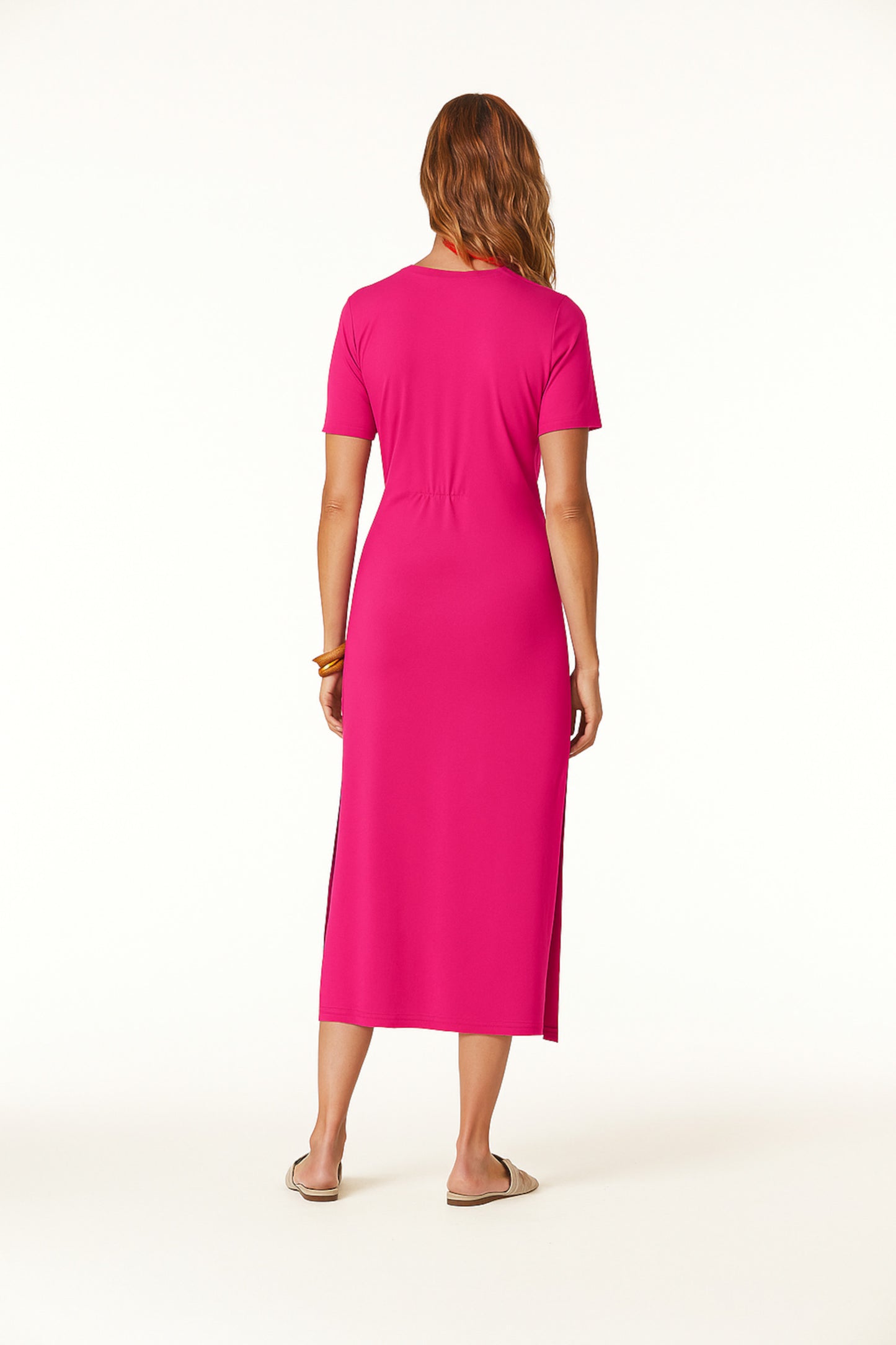 VESTIDO SINAL PUNTO DE ROMA LIGERO