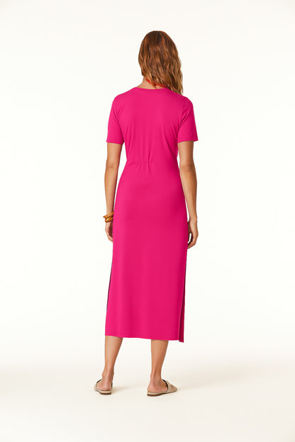 VESTIDO SINAL PUNTO DE ROMA LIGERO