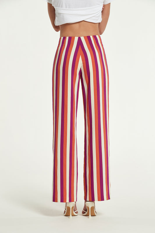 PANTALÓN VALTOR VISCOSA RAYAS