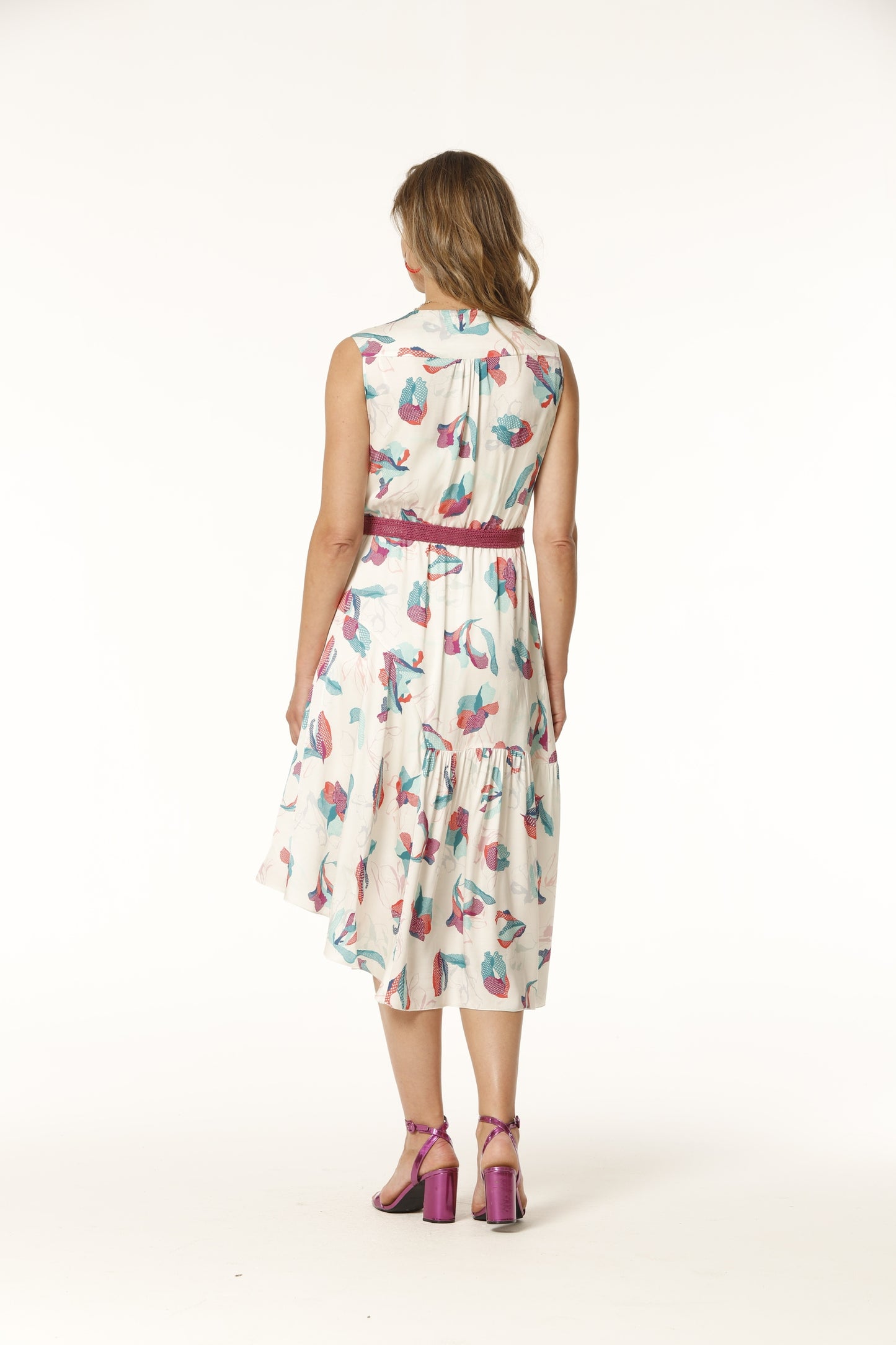 VESTIDO BASSAL VISCOSA ESTAMPADA