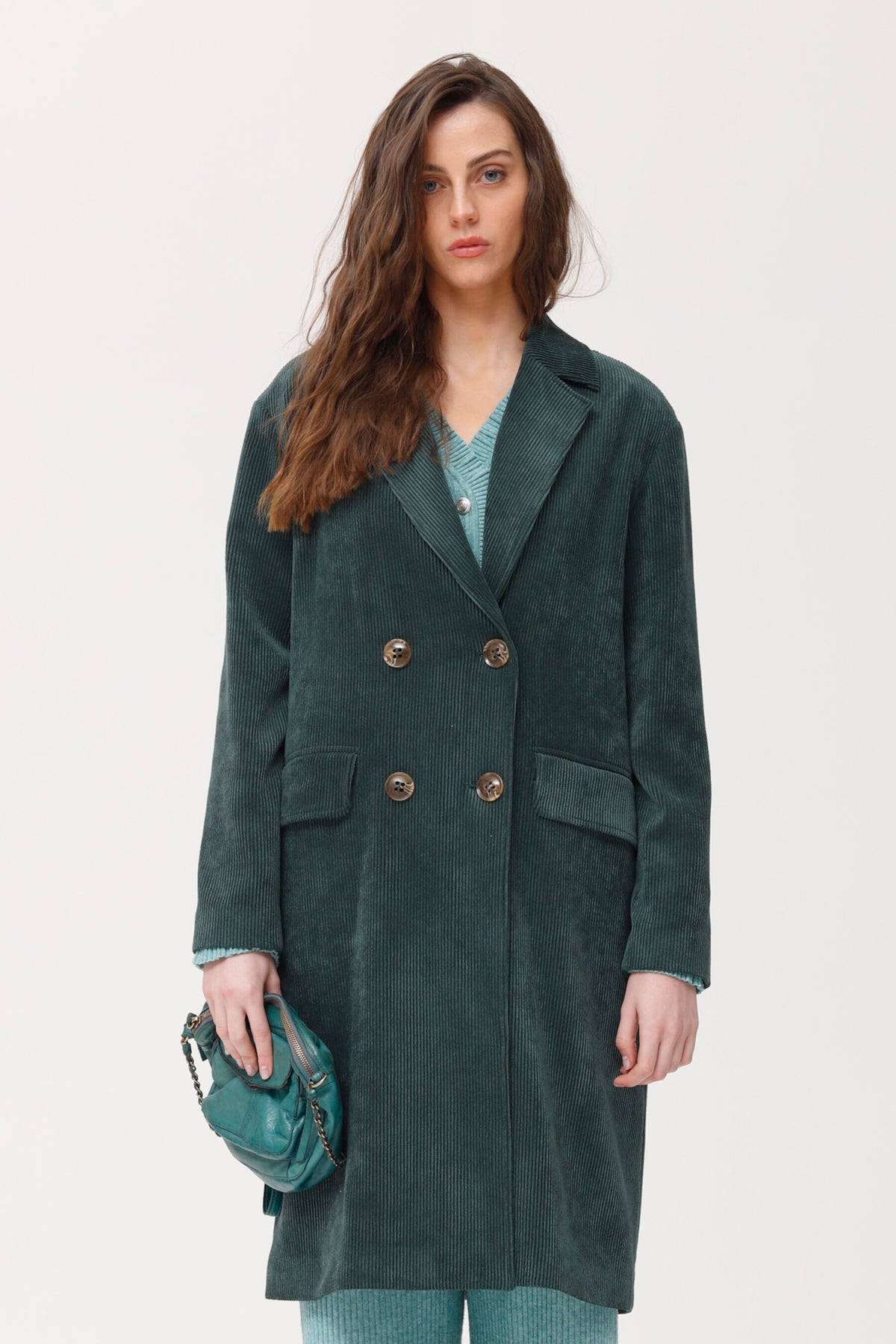 Stretch corduroy Matias coat