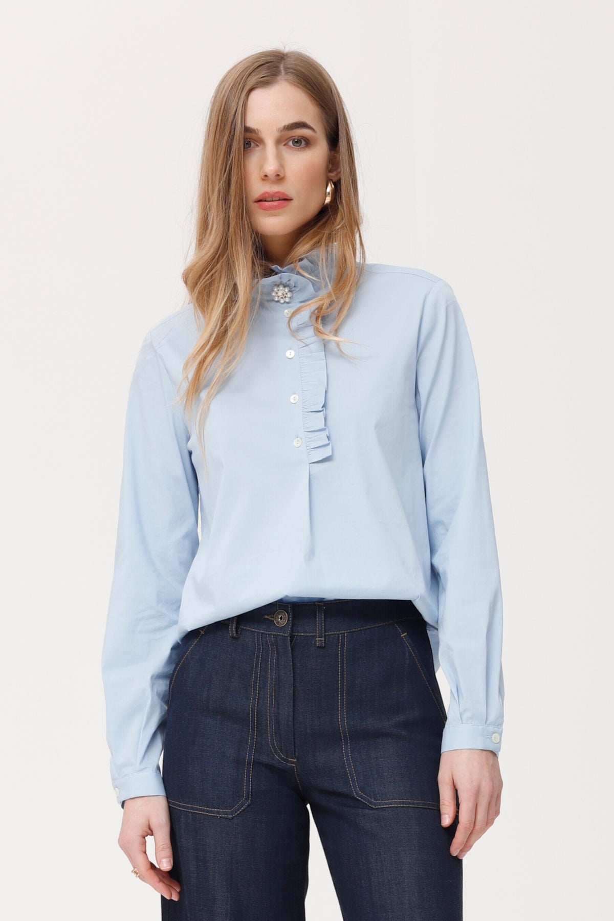 Camisa Ferrat popelín stretch